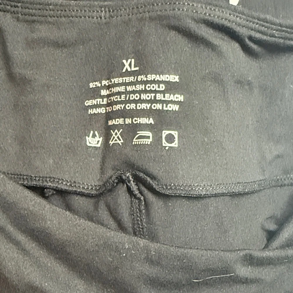 Black XL Leggings with rips- never worn. New without tags. - Picture 5 of 5